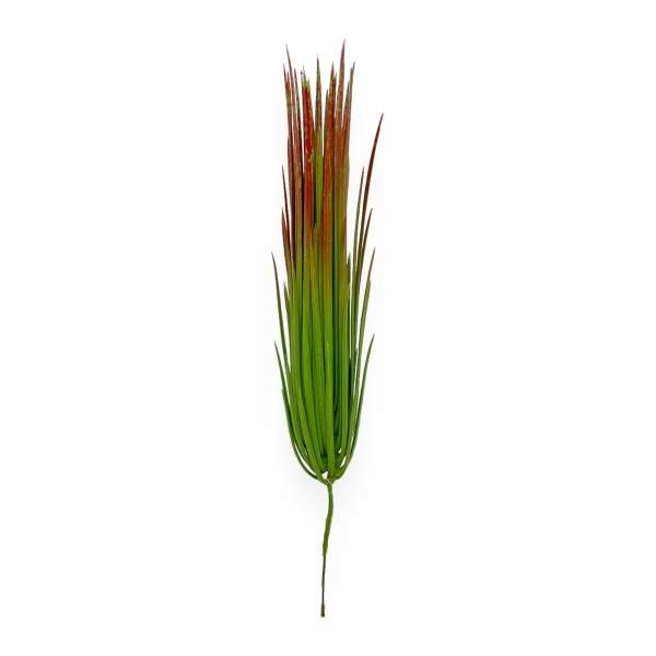 Buchet Artificial Lemongrass Verde cu Rosu