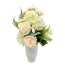 Buchet 11 Fire Trandafiri Austin cu Hortensie Crem